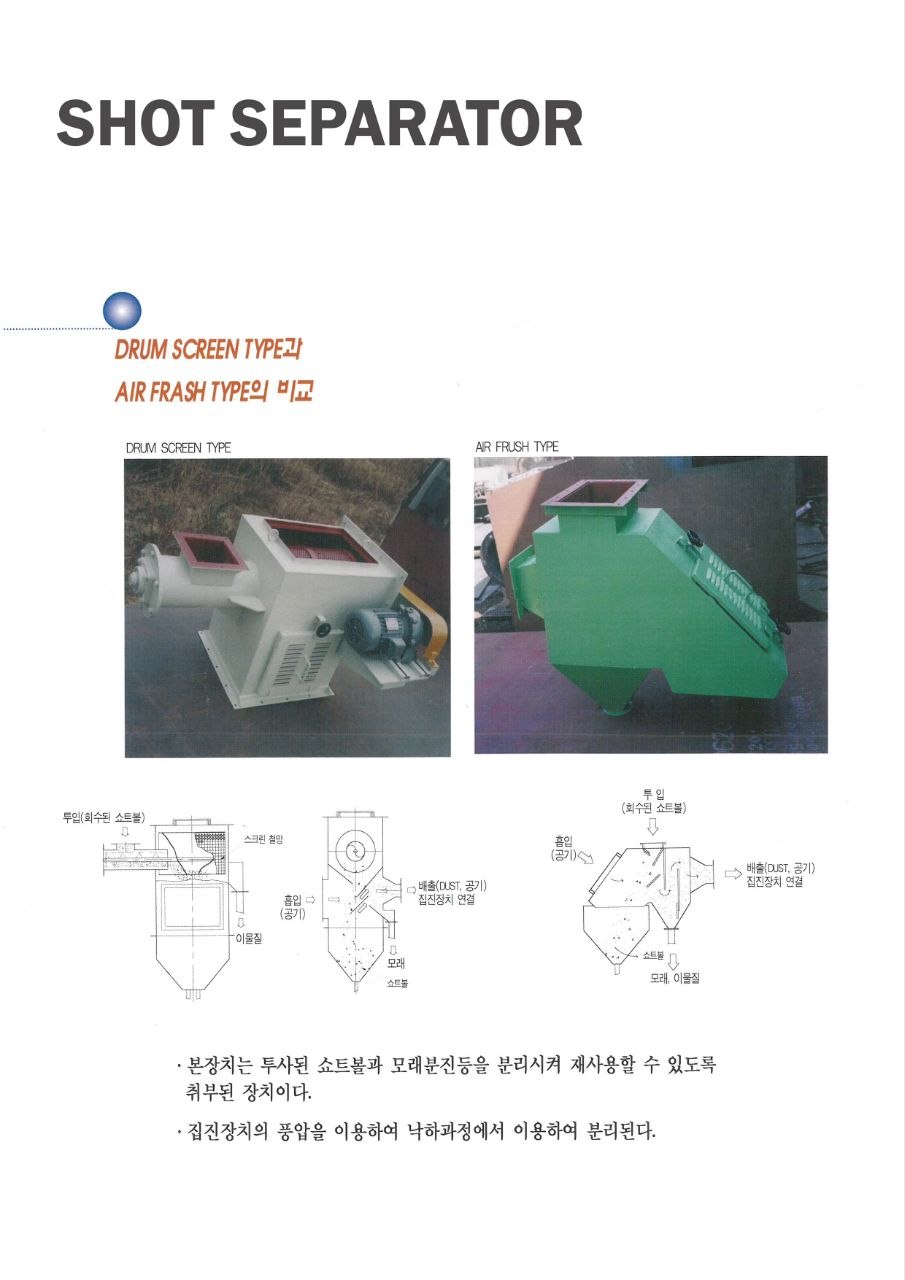 쇼트 세퍼레이터 카탈로그